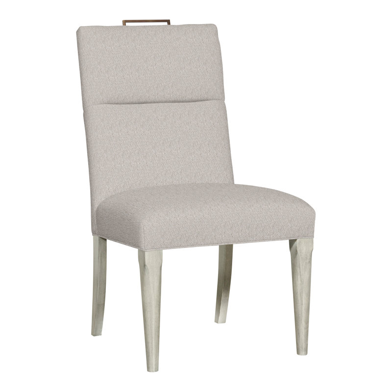 Thom Filicia Home Fabric Tight Back Side Chair, Navada Granite, Wrenn