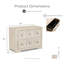 Table de chevet 2 tiroirs Schell-1767416395