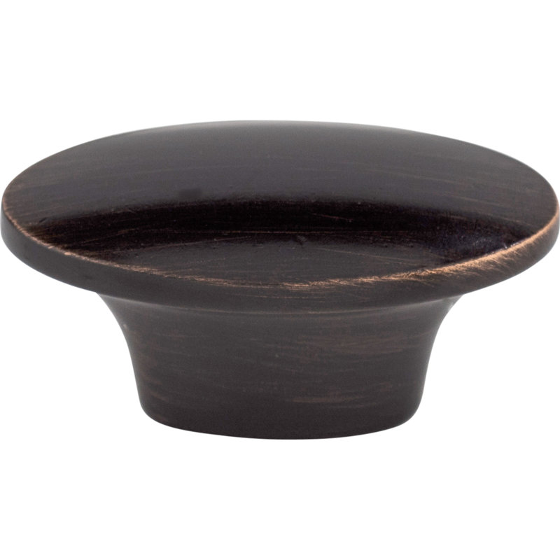 Dakota 1 1/2" Length Oval Knob, Tuscan Bronze