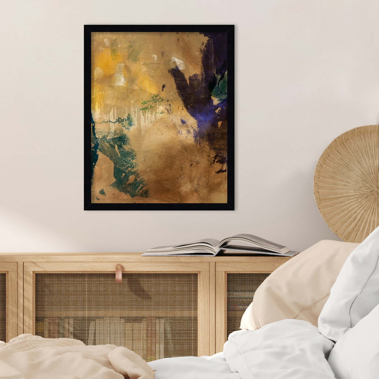 Flagler "Amber Haze No. 1" Print, Black, 21" H x 17" W