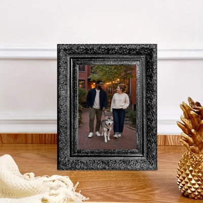 Black 3 PCS 5" x 7" Statement Picture Frame with Giftable Design