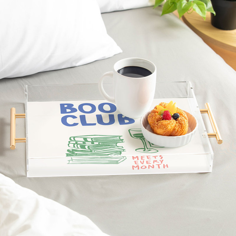 April Lane Art Book Club Acrylic Tray