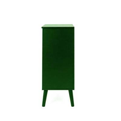 Retro Sideboard with Drawer and Doors Storage Cabinet