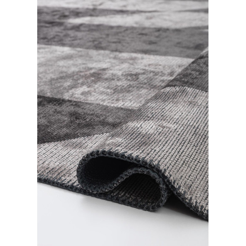 Modern Abstract Dashes Rug, Rectangle 7'10" x 11'2"