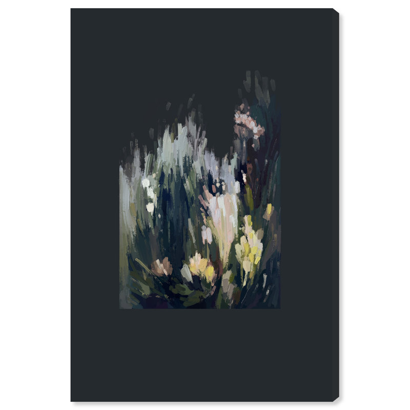 Midnight Flowers II Print by Oliver Gal, 10"H x 15"W, Gallery Wrapped