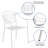 Chanea Curved Back Steel Patio Arm Chair-1554227623