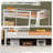 Twin Over Twin Solid Wood Bunk Bed, Twin Bunk Beds For Kids And Adults With Full Length Guardrails, No Box Spring Required-1846421799