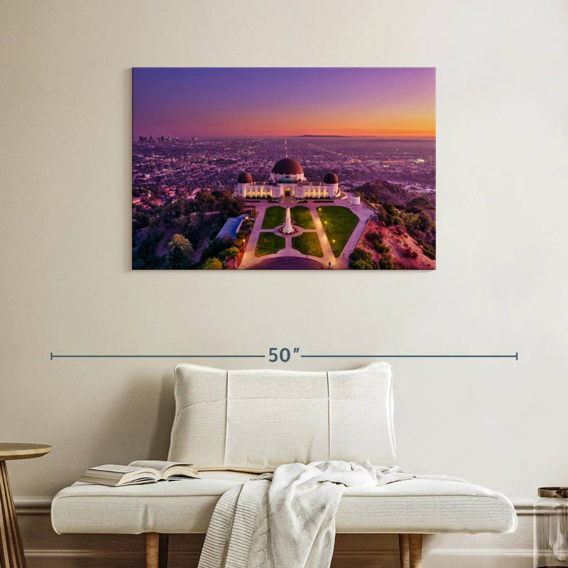 Sireci Griffith Observatory, 26" H x 39" W