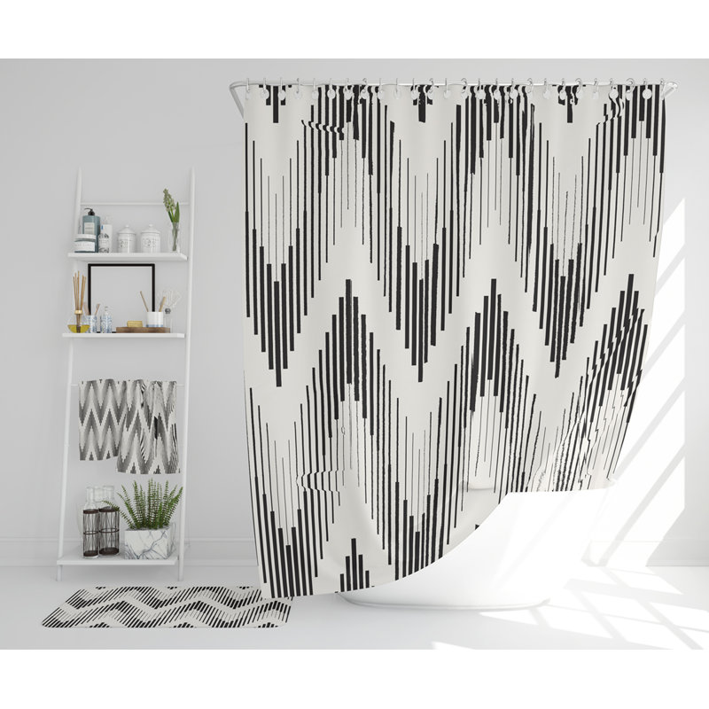 Naydean Polyester Shower Curtain Set