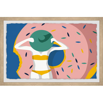 Doughnut Floats - Single Picture Frame Print