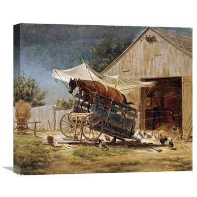 " The Hay Thrasher " by Edward Lamson Henry
