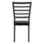 Ensemble de 4 chaises d'appoint en métal