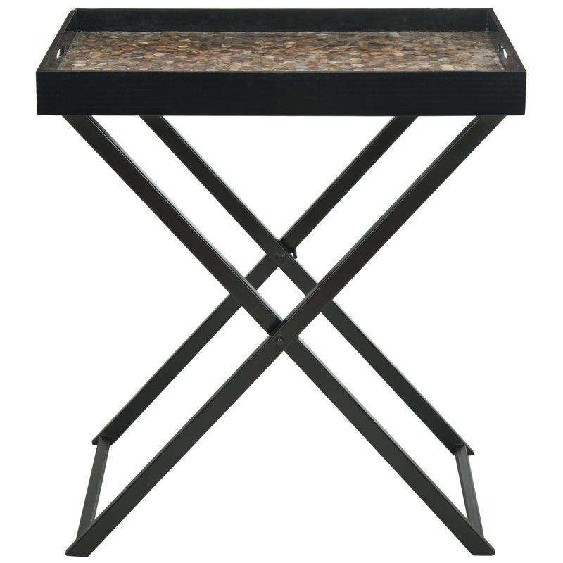 Table de bout Abba, Brun
