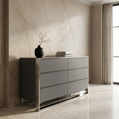 Commode Bexley grise moderne