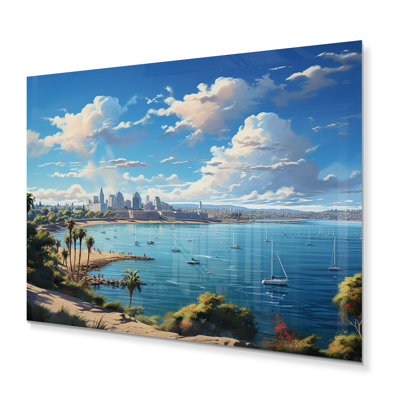 California Seascape I - California Print on Metal