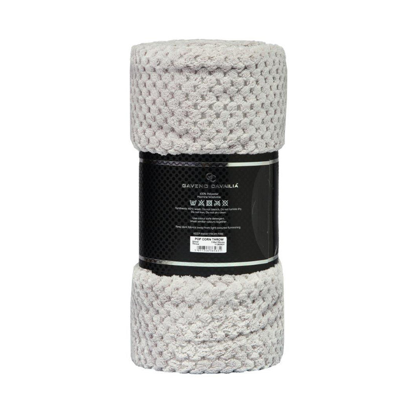 Teddy Popcorn Waffle Throw Blanket Soft Warm Cosy Lightweight Waffle Decorative Blanket for Sofa Couch Bed Bedroom Living Room