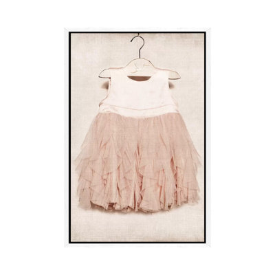 Vintage Pink Dress - Print on Canvas