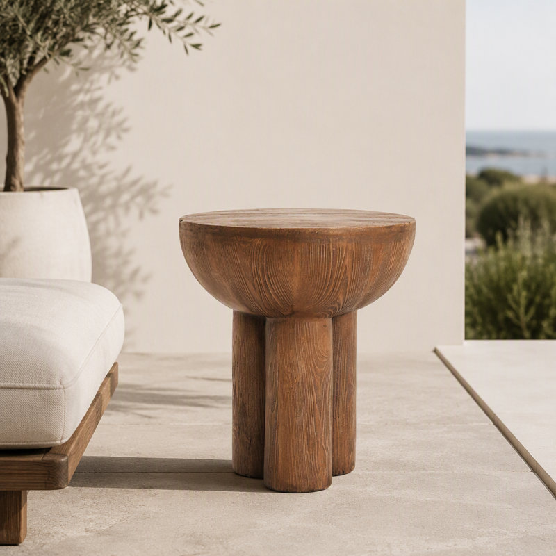Table d'appoint d'extérieur MGO, Brun 877B
