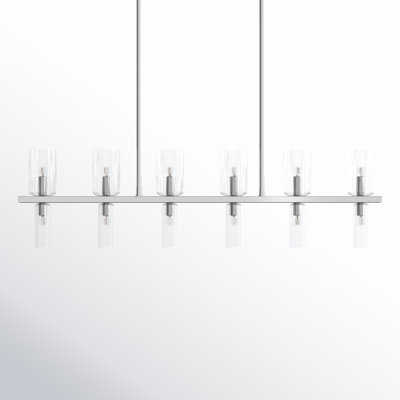 Bartett 12 Light Glass Dimmable Pendant