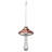 Arly 4" Hanging Mushroom Ornament