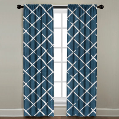 Cotton Room Darkening Curtain Single Panel