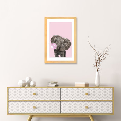 Art d’éléphant de gomme à bulles