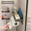 Porte-papier hygiénique avec tablette pour téléphone, fixation murale, antirouille, deux options d'installation pour la salle de bain-116424416