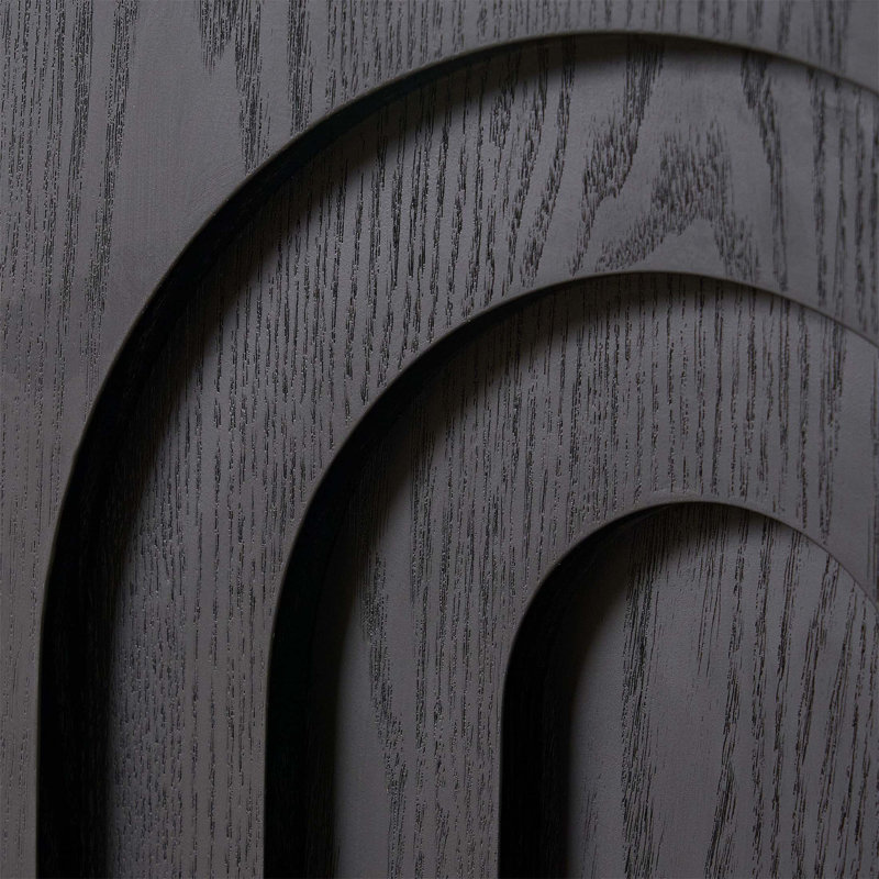 Petite table d'appoint carrée, Noir