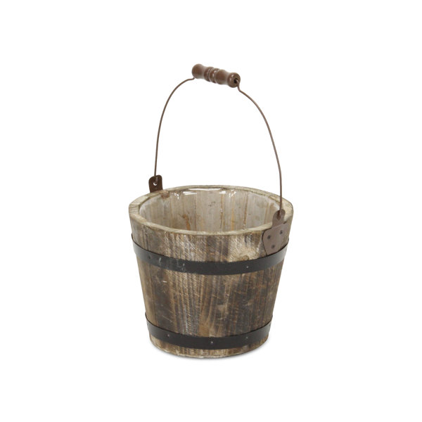 Antique Iron Small Bucket Wine Barrel with Handle - China Metal Bucket and  Metal Barrel price