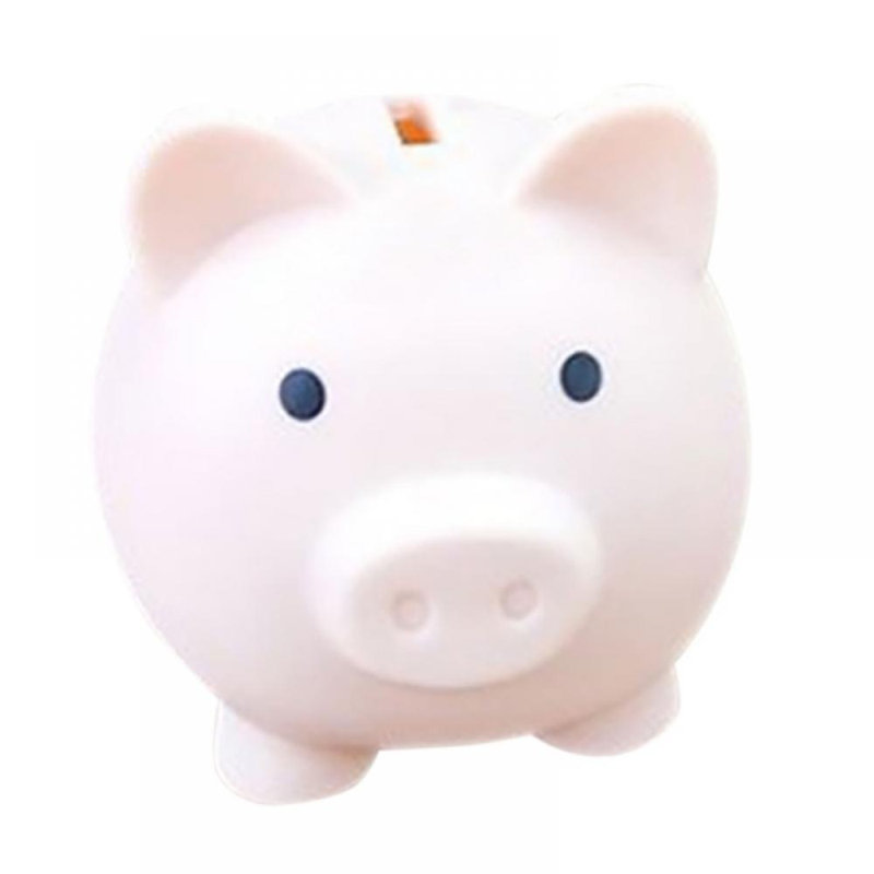 Tirelire cochon, H 4,72 po x l 5,91 po x P 5,31 po, Rose clair