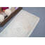 Tapis antique en laine beige Anatolian idéal pour le vestibule ou comme tapis de porte rétro