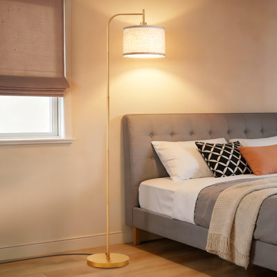 Lampe sur pied arquée 68 po avec télécommande 68 po, ampoule incluse