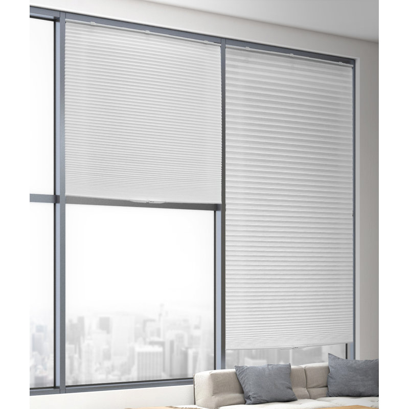 Store alvéolaire obscurcissant, L 48 po x L 64 po, Blanc