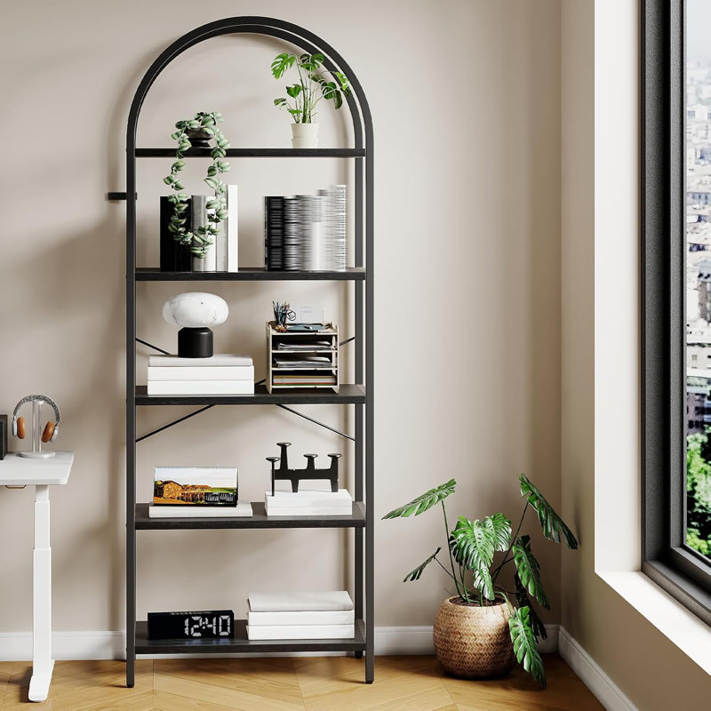 180cm H x 60cm W Bookcase, Black