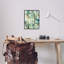 «Restless Green Abstraction», art de la giclée encadrée par Lisa Ridgers-108615739-108615740