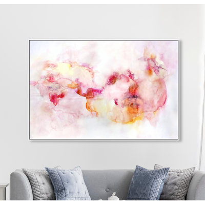 " Gentle Pink Storm " Painting Print