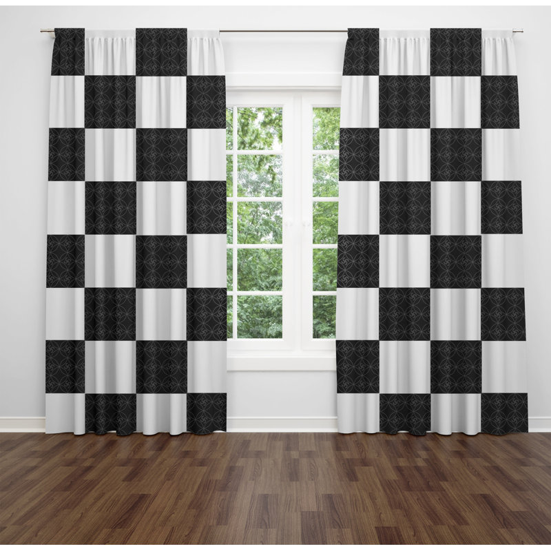 Paire de rideaux obscurcissant en polyester Bakerhill, L 40 po x L 82 po