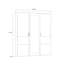 Huguley 3 Door Wardrobe