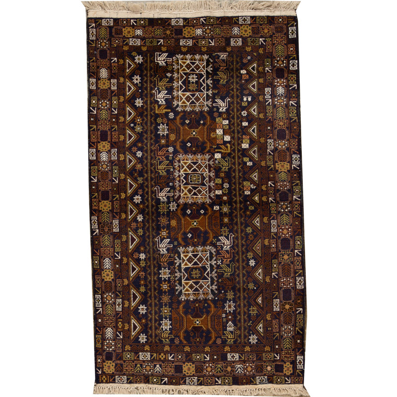 Hand Woven Wool Oriental Area Rug