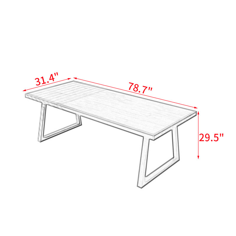 Winifield, 29.5"H x 78.7"L x 31.4"W