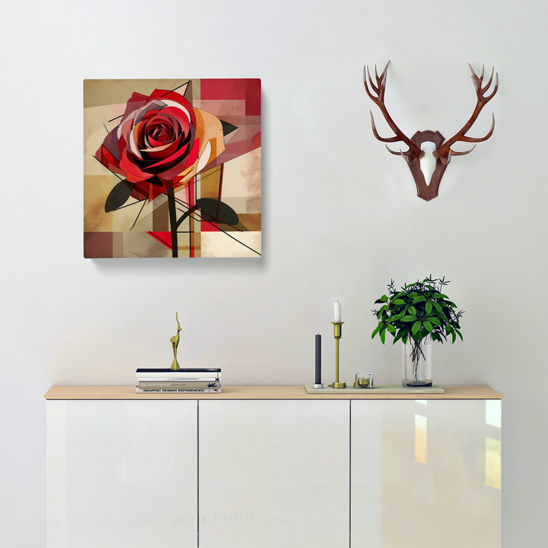 Rose Constructivism - No Frame Art Prints