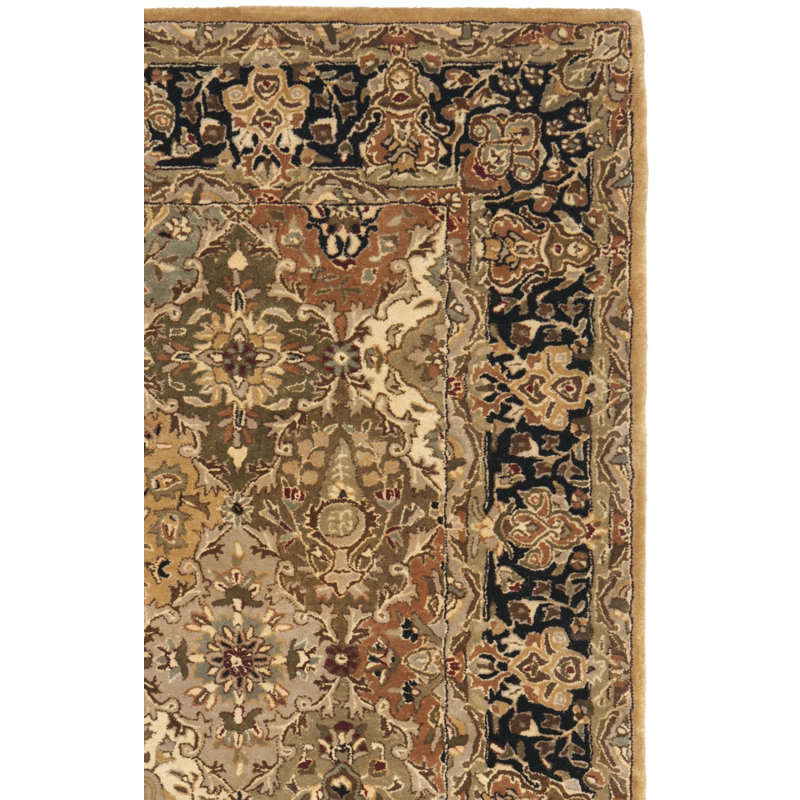 Tapis abstrait en laine Evie New Zealand, Rectangle 8 pi 3 po x 11 pi