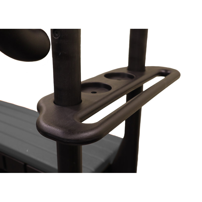 Signature Confer Plastics 38'' D Slip Resistant Hot Tub Step, Deep Grey