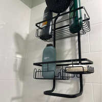 Emmie-Leigh Hanging Stainless Steel Shower Caddy Rebrilliant Finish: Black