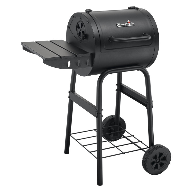 Barbecue au charbon de bois compact avec tablette latérale 18 po Charbroil American Gourmet