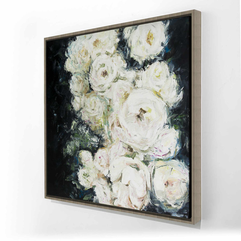 Toile botanique Contemporary Garden Roses | Décoration de chambre à coucher