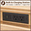 Table de chevet UNAMON avec station de recharge et 3 tiroirs, ports USB et Type-C-1054065958