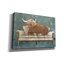  «Cowches 3» par Cindy Jacobs, art mural sur toile, 26 po x 18 po