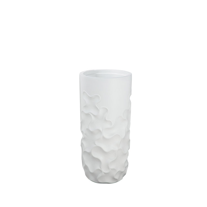 Scio Flower Pot, 75cm H x 34cm W x 34cm D, White