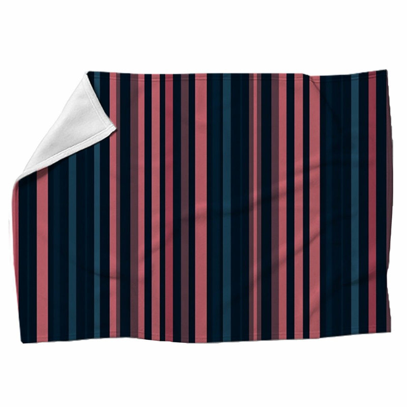 Machine Printed Throw Blanket, 51" W x 60" L